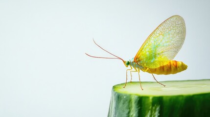 Canvas Print - butterfly on green