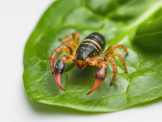 Canvas Print - the bug on the leaf