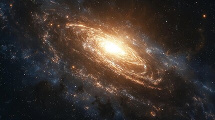 galactic halo : detailed view of the halo surrounding a galaxy, filled with dark matter and dim star