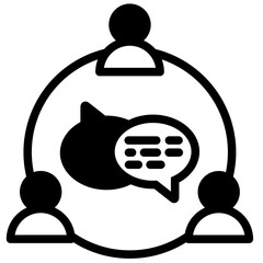 Sticker - Communication Icon