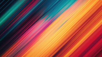 Poster - Colorful background lines ideal for presentations or business applications
