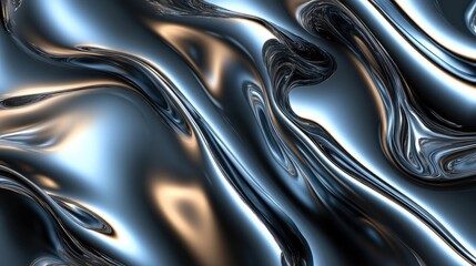Poster - Abstract metallic texture background