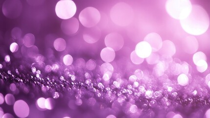 Poster - Bokeh effect on a soft blurred purple backdrop
