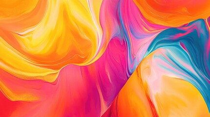 Poster - Background design in vibrant colors with an abstract pattern creating a visually striking and dynamic composition ideal for various creative projects