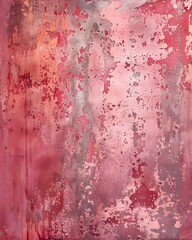 Canvas Print - pink rust background