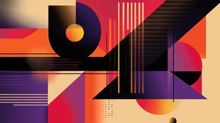 Poster - Abstract geometric design element