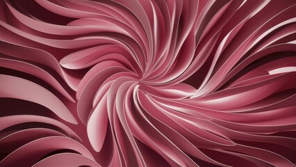 Poster - Sleek abstract background with elegant 3D curves, ideal for wallpapers or presentations featuring spacious design.