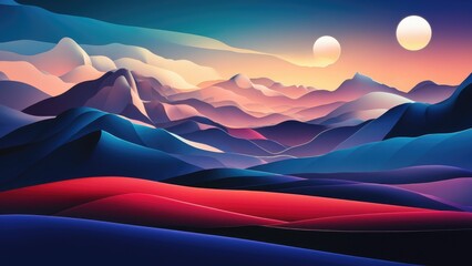 Poster - Stunning Gradient Background Design