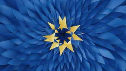 Leinwandbilder - Textured Blue Pattern Background.