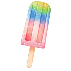 Poster - popsicle white background clipart