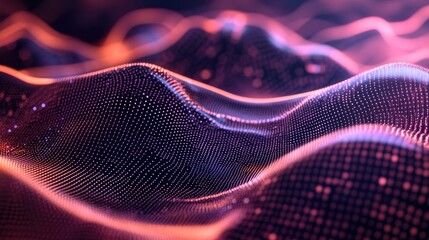  - 3D rendering of abstract futuristic dots and lines showcasing a geometric digital connection structure Innovative grid design featuring plexus elements and big data insights in artificial intellig