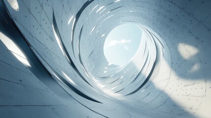 Poster - Abstract architectural backdrop 3D illustration