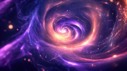 Poster - Abstract background featuring swirling light patterns
