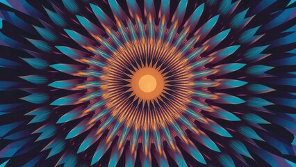 Leinwandbilder - Vibrant High-Quality Abstract Design Background