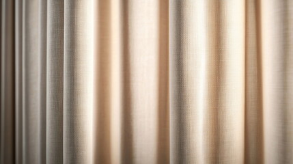 Aufkleber - Beige Curtain Texture.