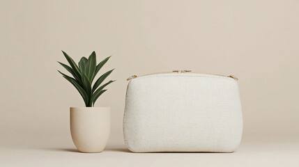 Aufkleber - White Clutch Bag & Plant.