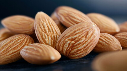 Almonds Close Up.