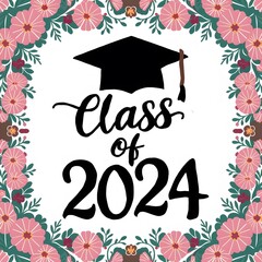 Sticker - Class of 2024 poster