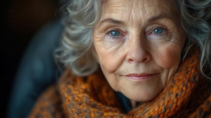 poignant portrait of elderly woman in wheelchair soft natural light emphasizing wrinkles and thoughtful expression evoking themes of aging and solitude