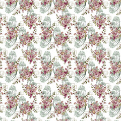 ethnic floral pattern design 