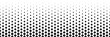 © eNJoy Istyle - horizontal halftone of black curved plus and cross design for pattern and background.