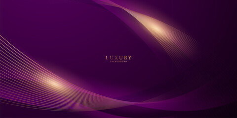 Wall Mural - purple abstract background with luxury elements vector illustration