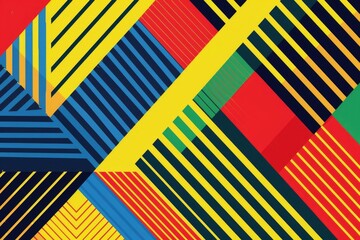 Poster - A vibrant background with a diagonal pattern, ideal for use in designs and presentations