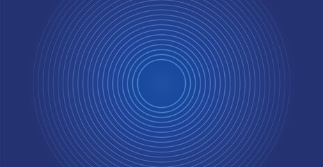 Aufkleber - Blue dynamic abstract vector background. moving soft circle wave line stripe. abstract circle pattern. vector illustration