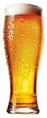 Sticker - PNG  Cold refreshing beer in glass