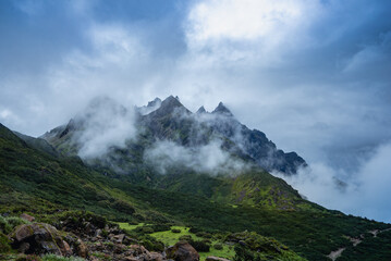 landscape with clouds