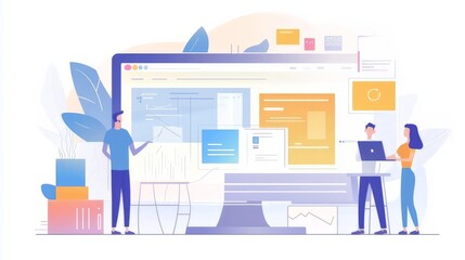 Website designer Creative planning application development draft sketch drawing template layout framework design studio . User experience design https www. Web page design concept
