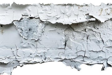 Aufkleber - A detailed view of peeling paint on a wall, useful for depicting wear and tear or architectural decay