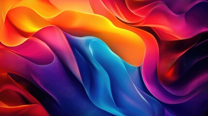 Poster - Abstract background design featuring vibrant colors and dynamic patterns to create a visually striking composition