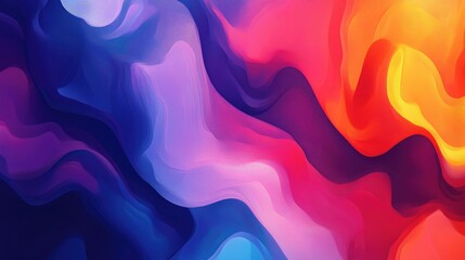 Poster - Abstract background design with vibrant colors and dynamic shapes creating a visually engaging and modern artistic effect