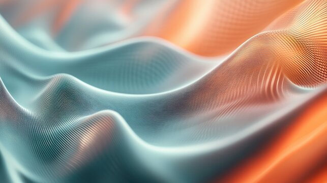 Abstract background featuring dynamic wavy patterns in computer generated design