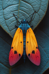 Poster - Firefly on a white canvas,