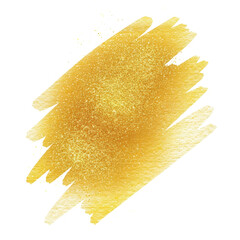 Sticker - PNG Clean gold glitter animal shark fish.