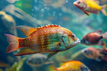 fish in aquarium