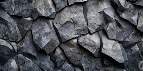 Poster - 3D stone background design mockup in high resolution wallpaper