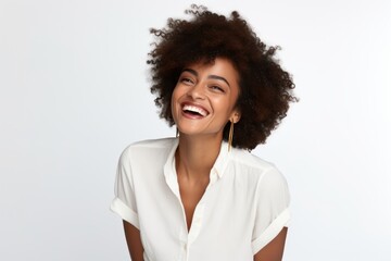 Poster - African american women laughing portrait adult.