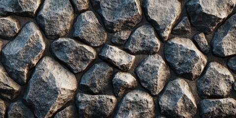Poster - 3D stone background design mockup in high resolution wallpaper
