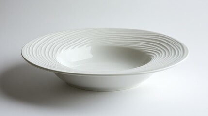 Poster - White Textured Ceramic Bowl