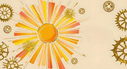 abstract sun background