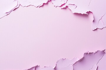 Wall Mural - Torn pink paper texture background with scattered ripped edges and smooth surface Generative AI