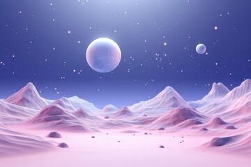 Wall Mural - landscape astronomy outdoors nature.
