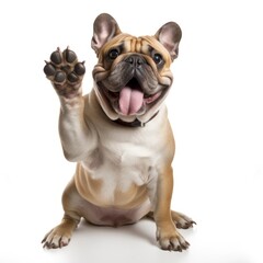 Canvas Print - Dog bulldog animal mammal.