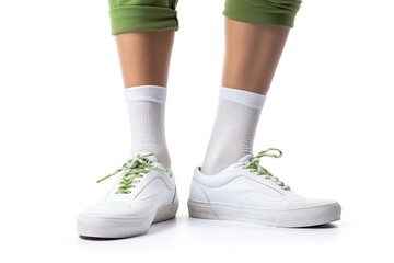 Canvas Print - Socks footwear sneaker white.