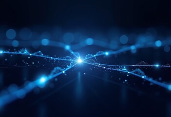 Poster - Futuristic Fiber Optic Network: High-Speed Broadband Connectivity