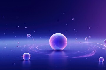 Wall Mural - space astronomy universe sphere.