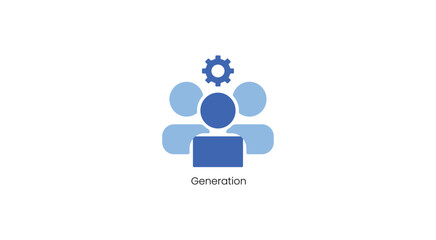 Poster - Next Generation Vector Icon Symbolising Future Innovation